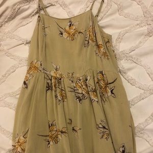 Kimchi blue- Yellow Floral Romper UO